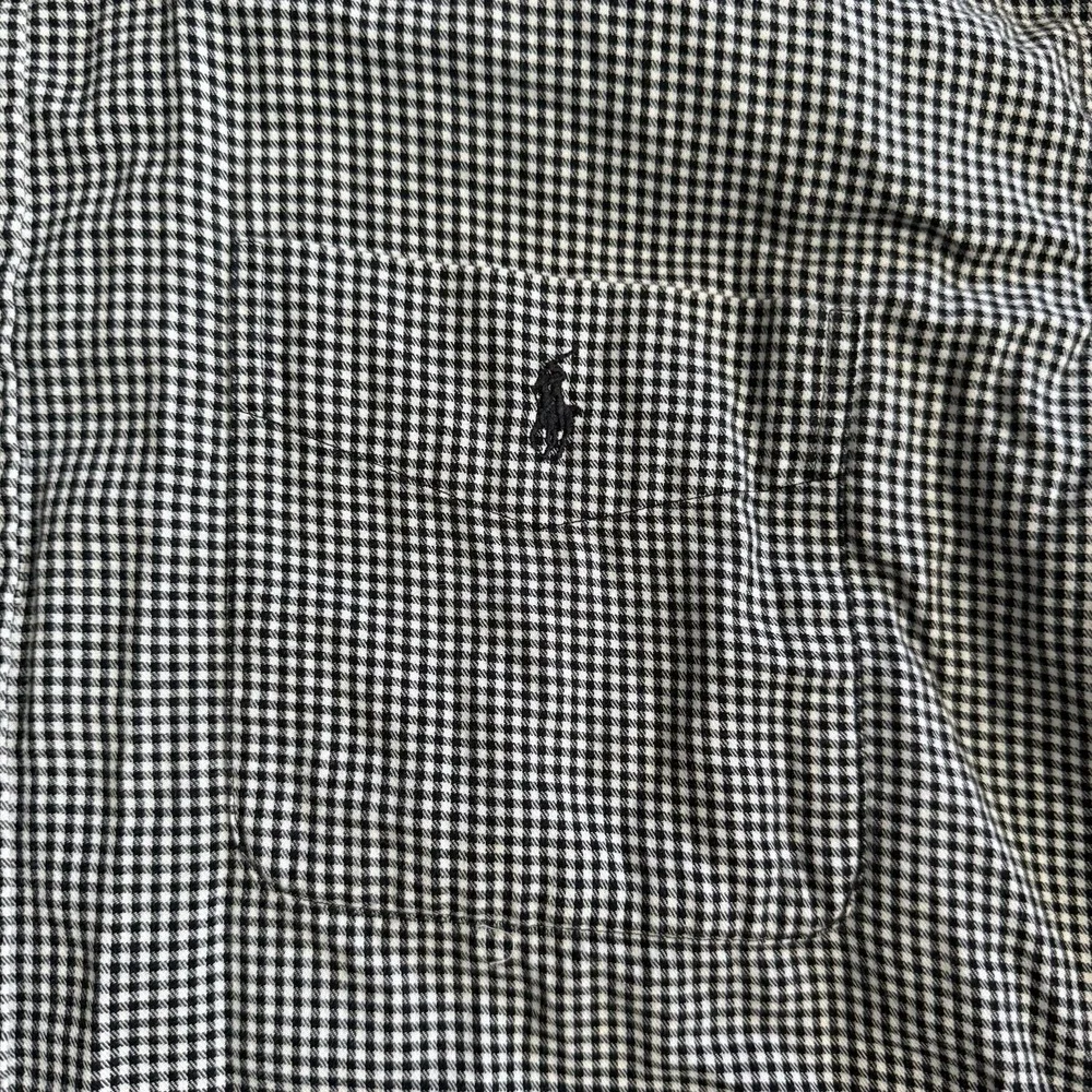 Ralph Lauren Button UpShirt Lowell Sport‎ Men's  Size XL Black And White Plaid